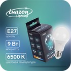 Лампа cветодиодная Luazon Lighting, A60, 9 Вт, E27, 780 Лм, 6500 К, холодный белый - Фото 1