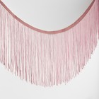 Тесьма декоративная «Бахрома», 15 см, 5±0.5 м, нежно-розовая - Фото 1