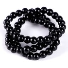 Бусины из натурального камня «Чёрный агат» набор 90 шт., размер 1 шт. — 4 мм - фото 24478802