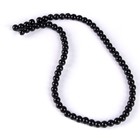 Бусины из натурального камня «Чёрный агат» набор 58 шт., размер 1 шт. — 6 мм - фото 25371763