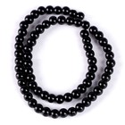 Бусины из натурального камня «Чёрный агат» набор 58 шт., размер 1 шт. — 6 мм - фото 25371766