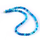 Бусины из натурального камня «Голубой агат» набор 58 шт., размер 1 шт. — 6 мм - Фото 2