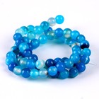 Бусины из натурального камня «Голубой агат» набор 58 шт., размер 1 шт. — 6 мм - Фото 3