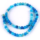 Бусины из натурального камня «Голубой агат» набор 58 шт., размер 1 шт. — 6 мм - Фото 5