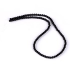 Бусины из натурального камня «Чёрный агат» набор 90 шт., размер 1 шт. — 4 мм - Фото 2