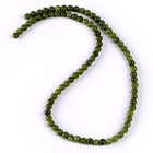 Бусины из натурального камня «Зелёный нефрит» набор 90 шт., размер 1 шт. — 4 мм - Фото 2