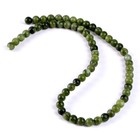 Бусины из натурального камня «Зелёный нефрит» набор 58 шт., размер 1 шт. — 6 мм - Фото 2