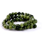 Бусины из натурального камня «Зелёный нефрит» набор 58 шт., размер 1 шт. — 6 мм - Фото 3