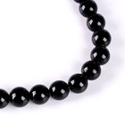 Бусины из натурального камня «Чёрный агат» набор 26 шт., размер 1 шт. — 14 мм - Фото 4