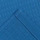 Полотенце Доляна цвет голубой, 40х62 см, 100% хлопок, вафля 170 г/м2 - Фото 4