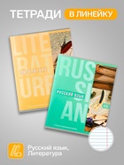 Набор предметных тетрадей Calligrata «Полоса», 10 предметов, 48 листов, со справочным материалом, обложка из мелованного картона - Фото 4