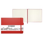 Скетчбук Sketchmarker, 210 х 148 мм, 80 листов, красный, блок 140 г/м2 - фото 906018