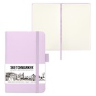 Скетчбук Sketchmarker, 90 х 140 мм, 80 листов, твёрдая обложка из искусственной кожи, фиолетовый, блок 140 г/м2 - фото 10456588