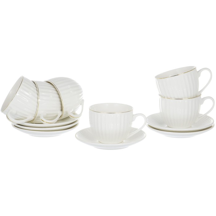 

Чайный набор Balsford «Грация. Анжелика», новый костяной фарфор, 220 мл, 12 предметов