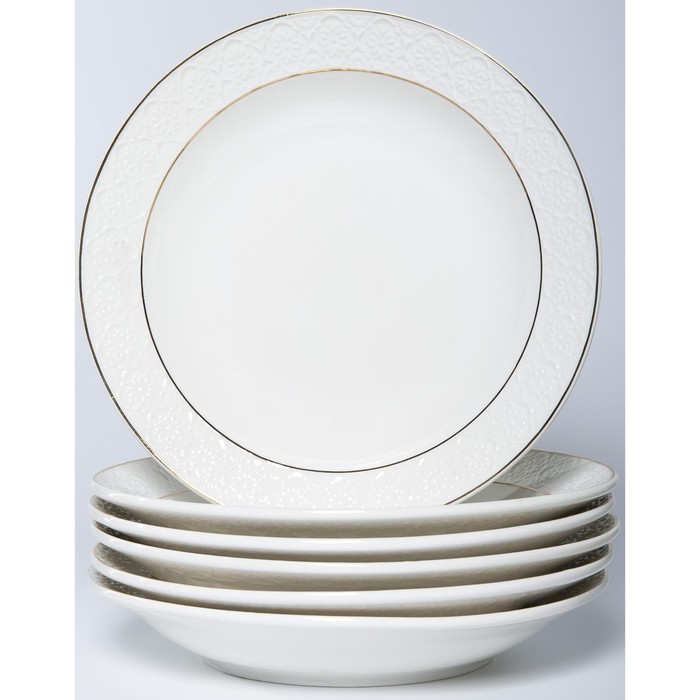 Набор посуды Olaff «Грация Астерия», 19 предметов - фото 1928166096
