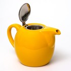 Чайник с фильтром Elrington «Феличита, глазурь», 1.3 л, цвет жёлтый - Фото 3