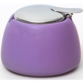 Сахарница с крышкой Elrington «Феличита, матовый», 300 мл, цвет фиолетовый