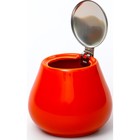 Сахарница с крышкой Elrington «Феличита, глазурь», 600 мл, цвет оранжевый - Фото 2