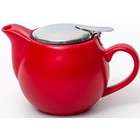 Чайник с фильтром Elrington «Феличита, матовый», 350 мл, цвет красный - фото 302977495