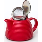 Чайник с фильтром Elrington «Феличита, матовый», 700 мл, цвет красный - Фото 2