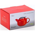 Чайник с фильтром Elrington «Феличита, глазурь», 700 мл, цвет бирюзовый - Фото 3