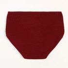 Трусы женские цвет бордовый, размер 50-52 (комплект 2 шт) - фото 22189205