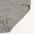 Трусы женские цвет серый, размер 52-54 (комплект 2 шт) - фото 22189315