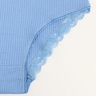 Трусы женские цвет голубой, размер 44-46 - фото 46812592