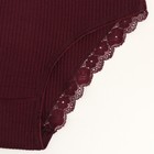 Трусы женские цвет бордовый, размер 44-46 9569800