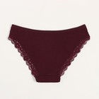 Трусы женские цвет бордовый, размер 44-46 9569800