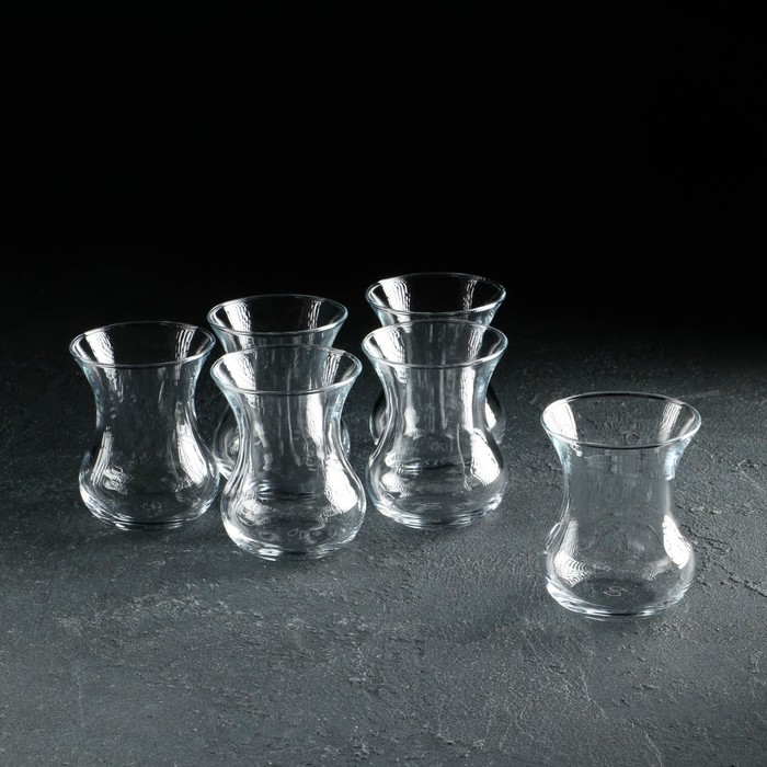 Набор стеклянных стаканов Aurora, 6 шт, 155 мл - Фото 1