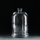 Блюдо сервировочное Paşabahçe Patisserie midi, d=11.5 см, стекло, с купольной крышкой, прозрачное - Фото 2