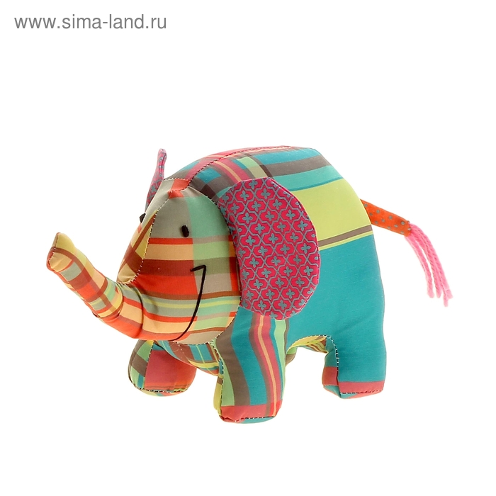 Декор "Разноцветный слоник" 10х22,5х14 см - Фото 1