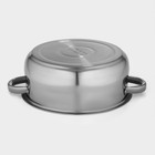 Мантоварка-пароварка Доляна «Классика», d=24 см, 3 уровня, общий объём — 7.9 л, индукция, нержавеющая сталь - Фото 4