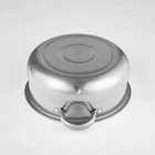 Мантоварка-пароварка Доляна «Классика», d=24 см, 3 уровня, общий объём — 7.9 л, индукция, нержавеющая сталь - Фото 6