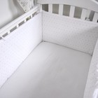 Борт в кроватку «Горох», цвет серый - Фото 6