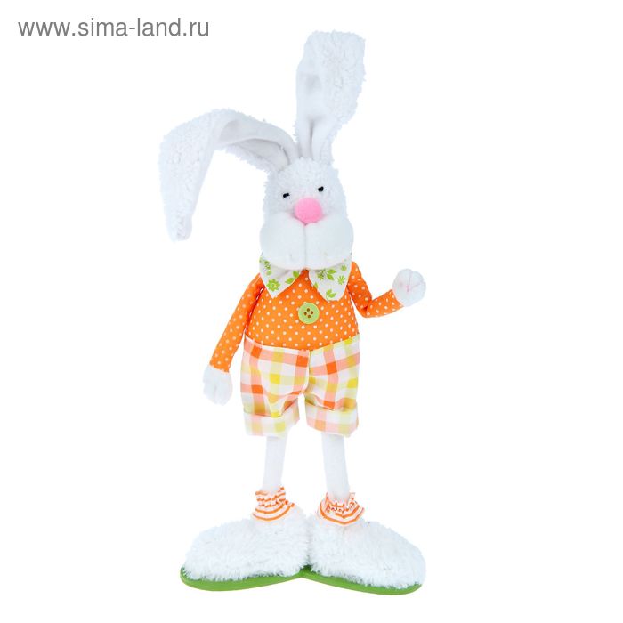 Декор "Заяц в яркой рубашке" 5,5х17х32,5 см - Фото 1
