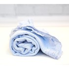 Одеяло вязанное, размер 80х100 см, цвет голубой - фото 291601553