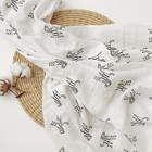 Пеленка муслиновая «Зебра», размер 120х120 см - Фото 3