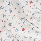 Пеленка муслиновая, «Звёзды и рыбки», размер 120х120 см - Фото 2