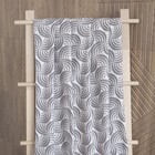 Плед флисовый «Ракушки», размер 100х140 см, цвет серый - Фото 3