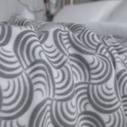 Плед флисовый «Ракушка», размер 150х200 см, цвет серый - Фото 4