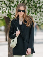 Колье с жемчугом «Сердце», белое в золоте, 37 см - Фото 6