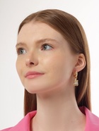 Серьги со съёмным элементом «Трансформер» мишка, цвет голубой в золоте - Фото 2