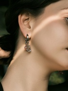 Серьги со съёмным элементом «Трансформер», мишка, розовые в серебре - Фото 2