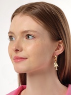 Серьги со съёмным элементом «Трансформер» мишка и сердце, цветные в золоте - Фото 4