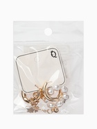 Серьги со съёмным элементом «Трансформер», птица, белые в золоте - Фото 11