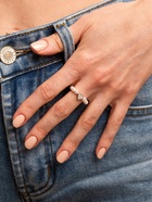 Кольцо бисерное «Сердечко», белое - Фото 4