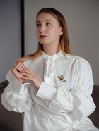 Брошь «Скорпион» в броне, цвет чёрно-зелёный в чернёном золоте - Фото 6