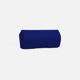 Футляр для очков на магните, 15.5 см х 4 см х 6.5 см, салфетка, цвет синий
